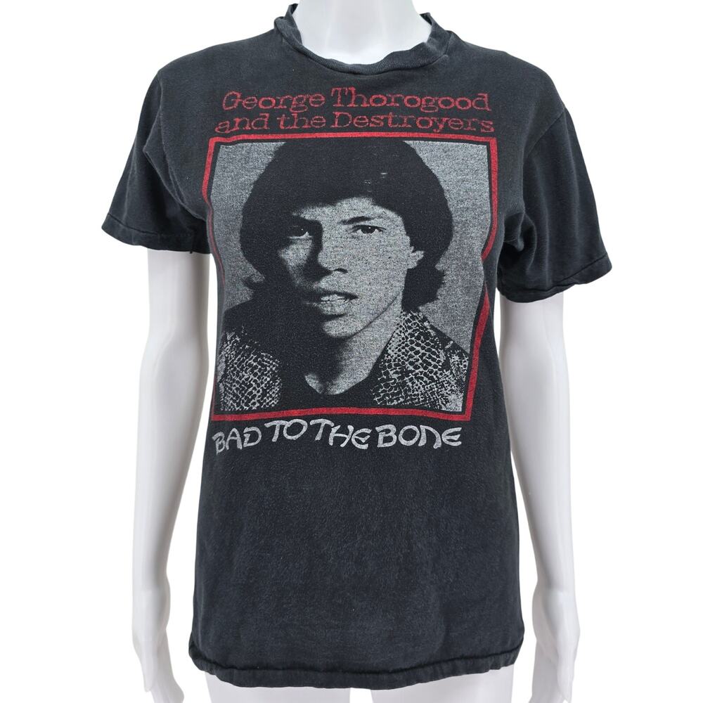 George Thorogood 1982 Original Vintage Tee Black M